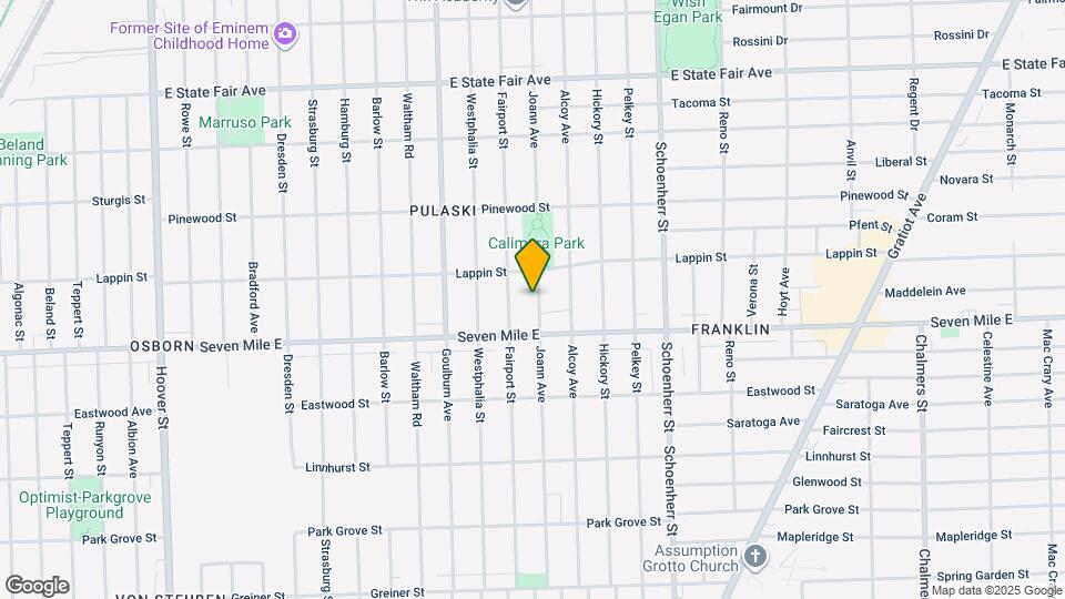 19161 Joann Ave Map and Location Details