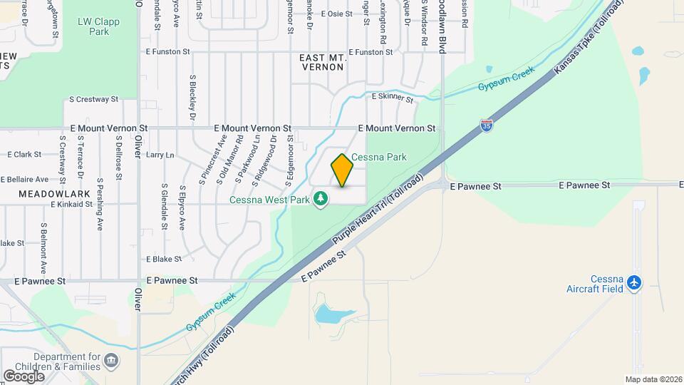 5913 E Bellaire Ave Map and Location Details