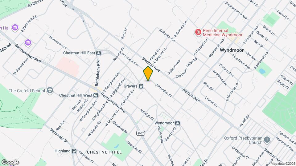 8306 Crittenden St Map and Location Details