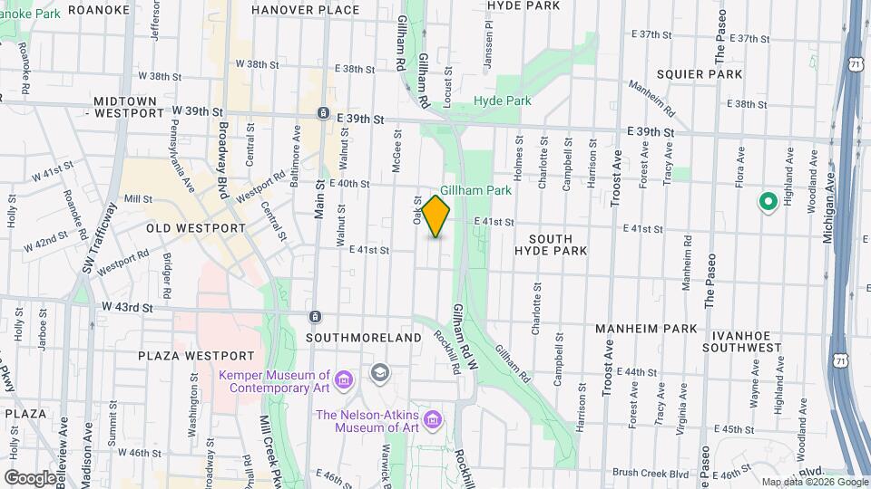 4122 Locust St Map and Location Details