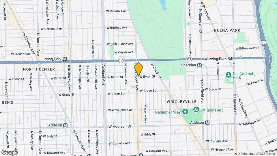 3855 N Southport Ave Map and Location Details