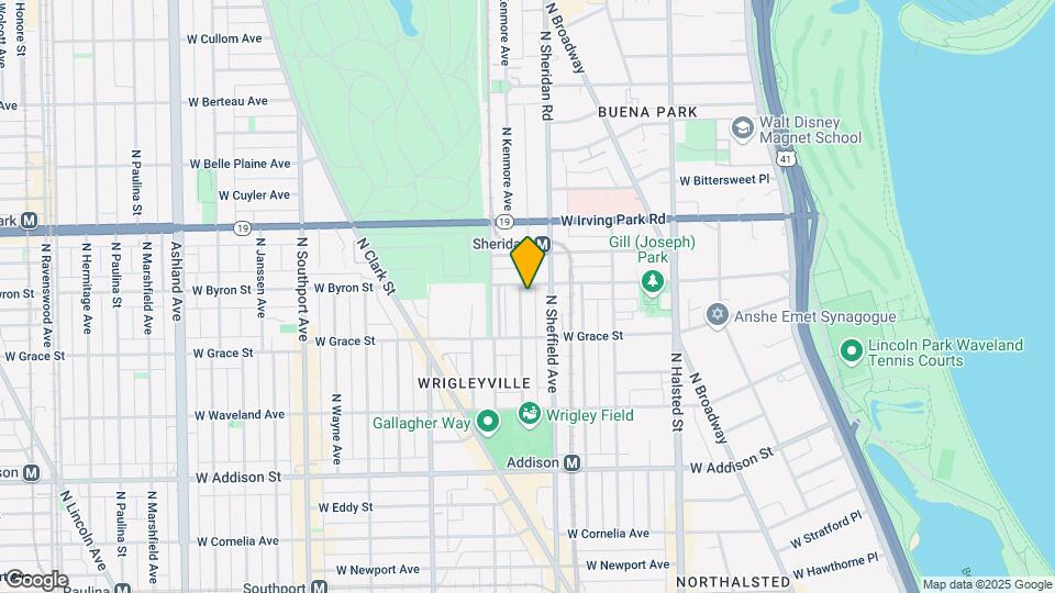 3837 N Kenmore Ave, Unit #1 Map and Location Details