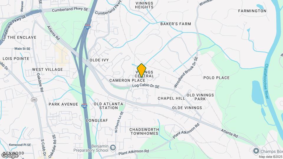 2608 Vinings Central Dr Mapa y Detalles de la Ubicación