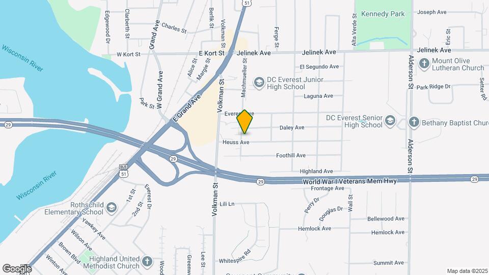 1402 Heuss Ave Map and Location Details