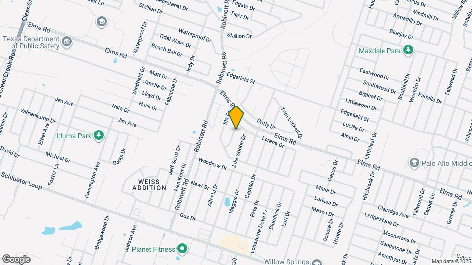 3802 Clementine Dr Map and Location Details
