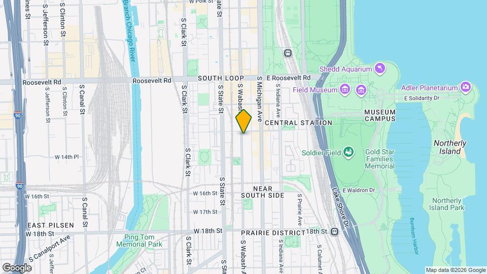 1411 S Wabash Ave Mapa y Detalles de la Ubicación