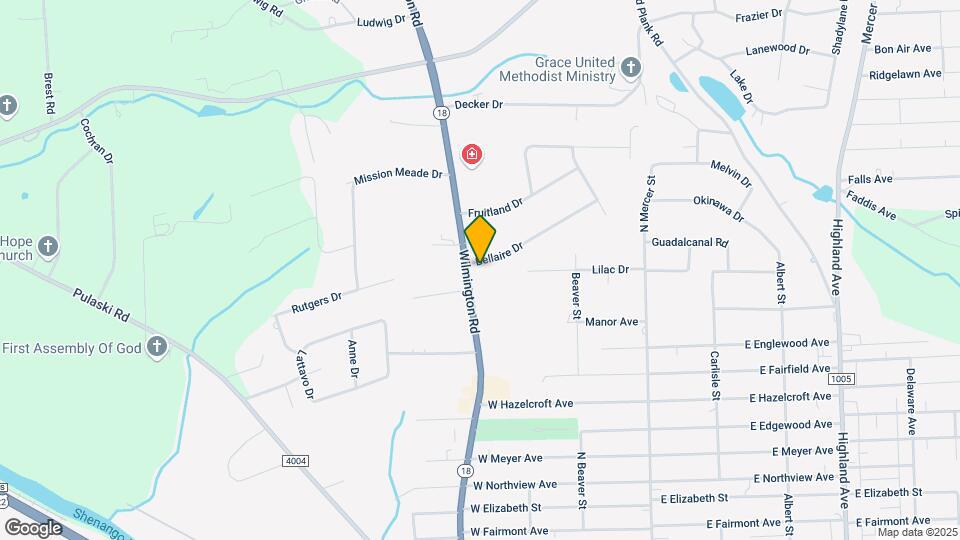 2508 Wilmington Rd Map and Location Details