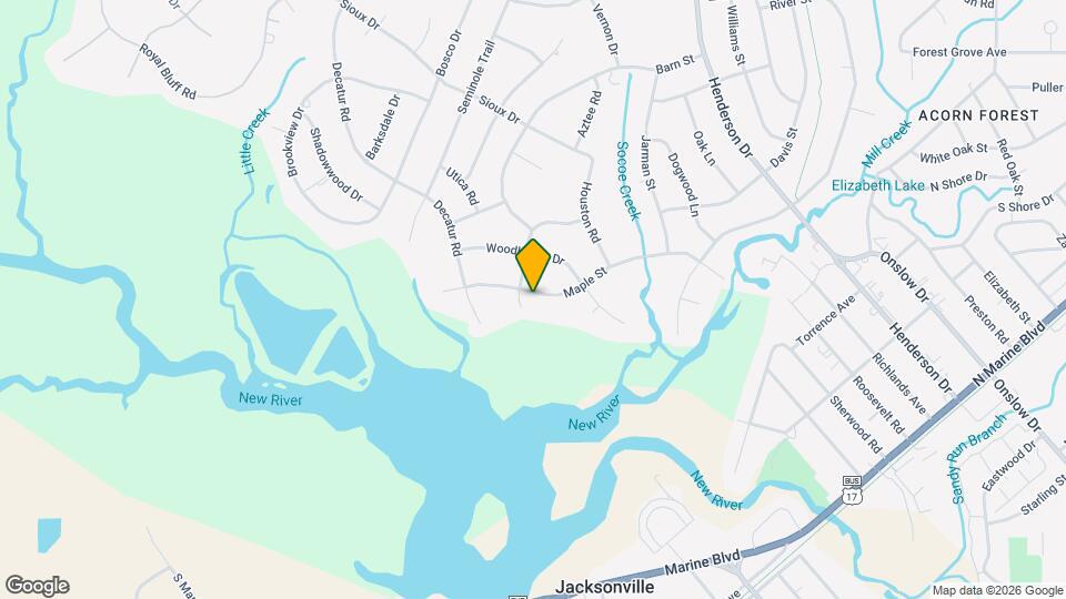 613 Maple St Map and Location Details