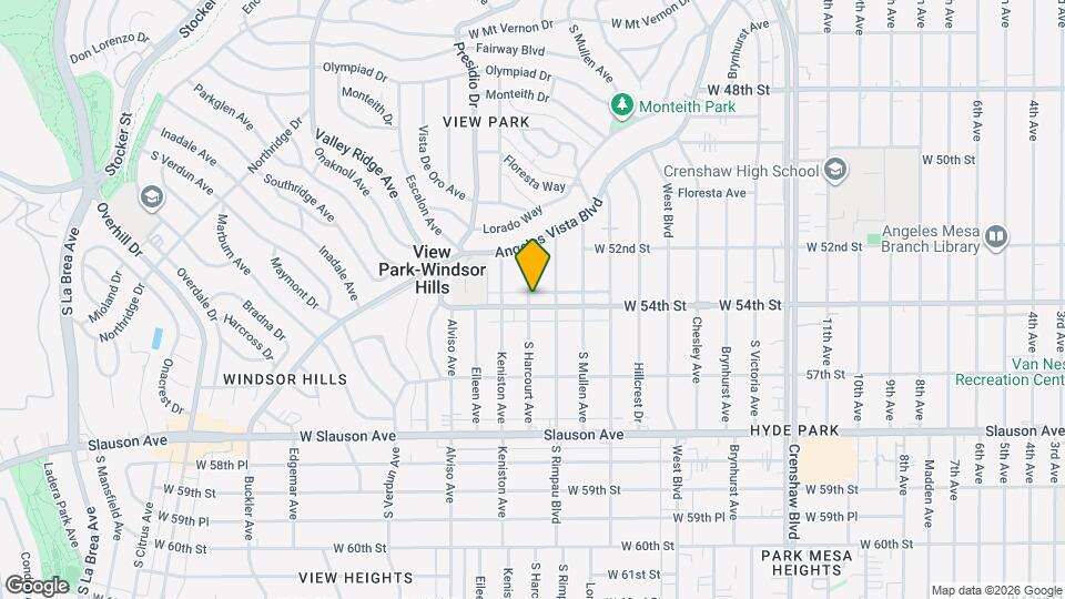 5356 S Harcourt Ave Map and Location Details