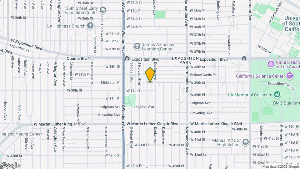 3870 La Salle Ave, Unit 1 Map and Location Details