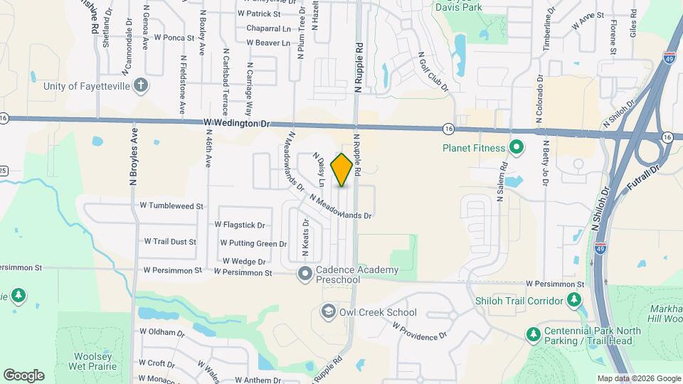 732 N Wordsworth Ln Map and Location Details