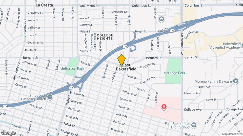 1317 Bernard St Map and Location Details