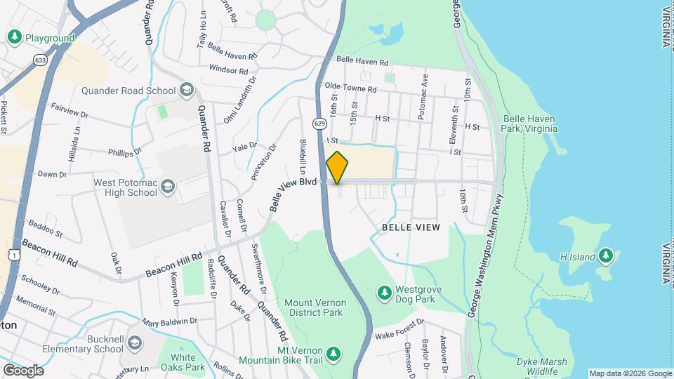 1803 Belle View Blvd Map and Location Details