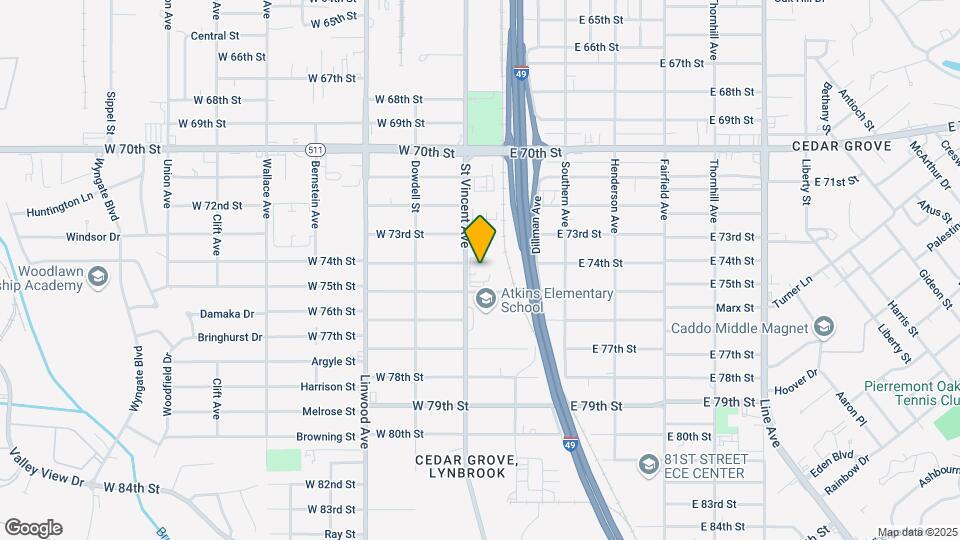 Cedar Hills Apartments - Ages 62+ Senior Map and Location Details