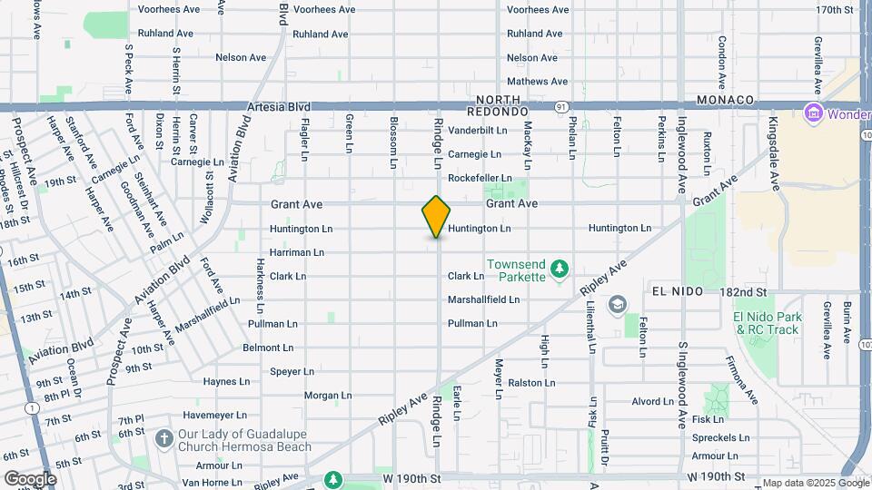 2123 Harriman Ln Map and Location Details