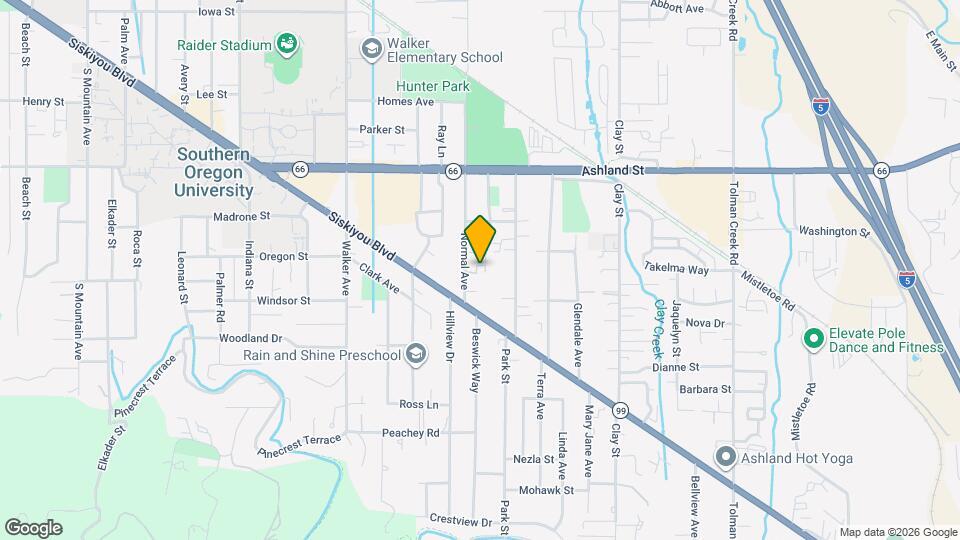 726 Normal Ave, Unit 726 Normal Ave, Ashland OR 97520 Mapa y Detalles de la Ubicación