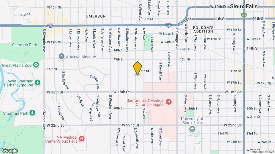 816 S Glendale Ave Map and Location Details