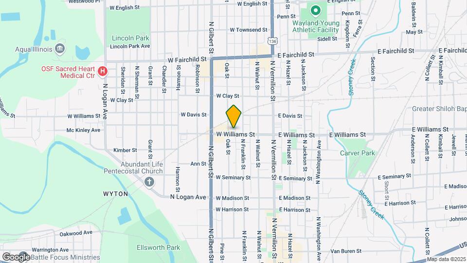 211 W Williams St Map and Location Details