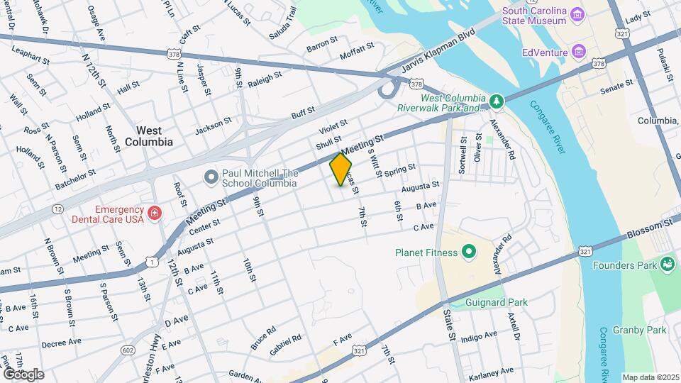 718 Augusta St Map and Location Details