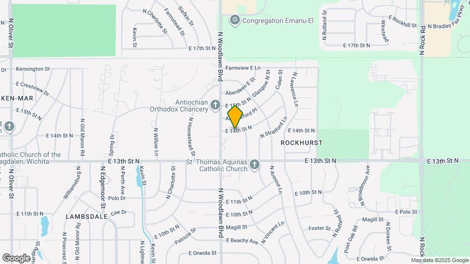 6425 E 14th St N Map and Location Details