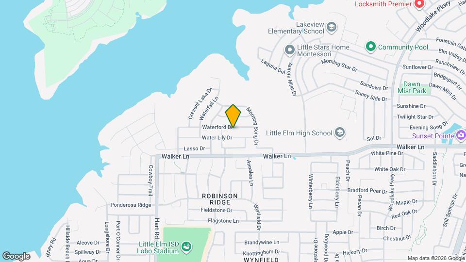 1428 Waterford Dr Map and Location Details