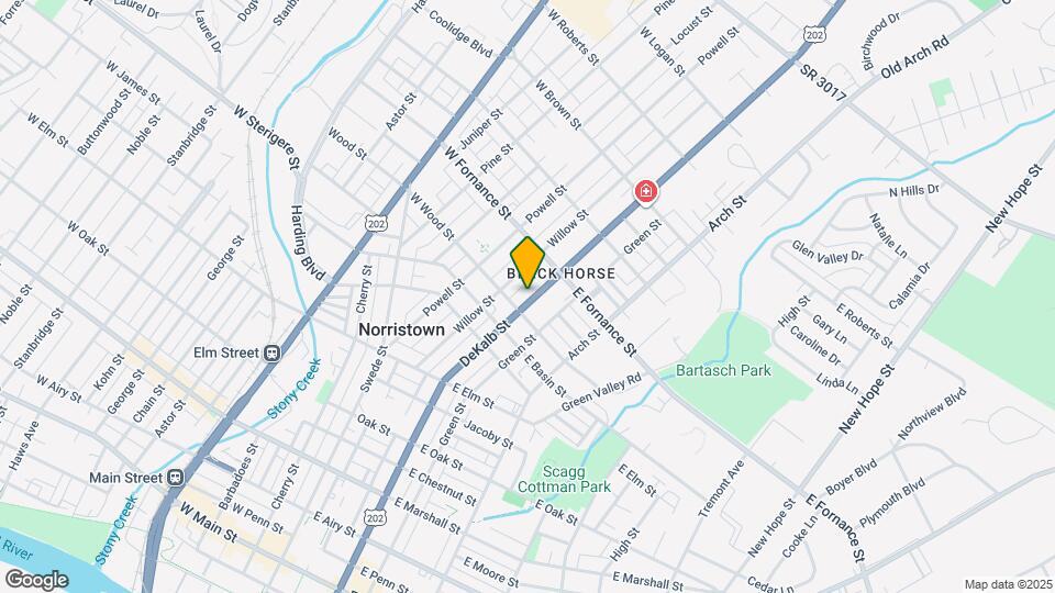 1321 DeKalb St Map and Location Details