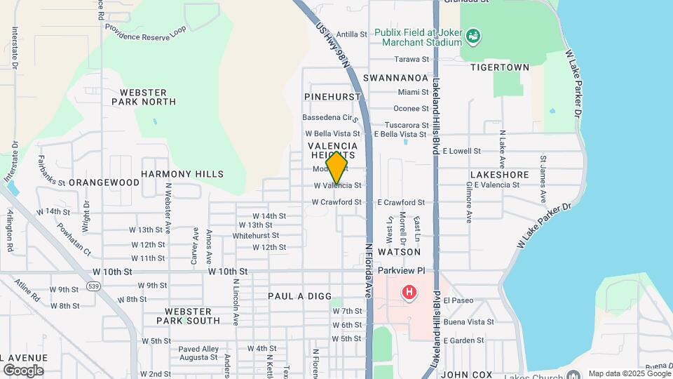 1615 N New York Ave Map and Location Details