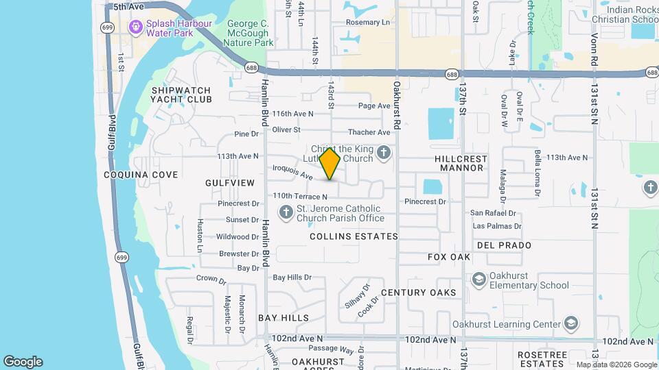 14300 Iroquois Ave Map and Location Details