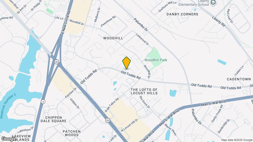 2800 Ashby Glen Pl Map and Location Details