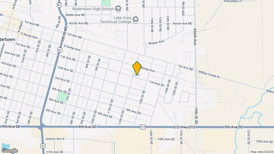 1229 1st Ave SE Map and Location Details
