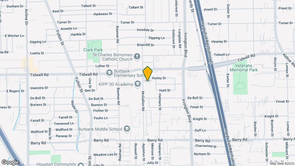 9211 Melrose St Map and Location Details