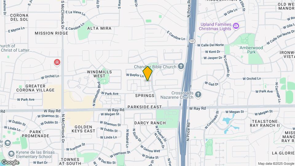 1158 N Florence Dr Map and Location Details