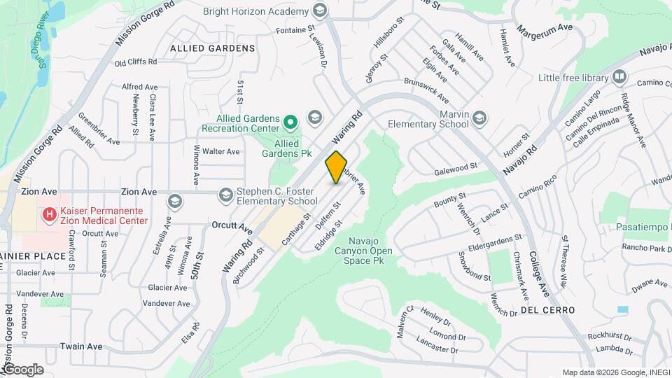 6721 Carthage St Map and Location Details