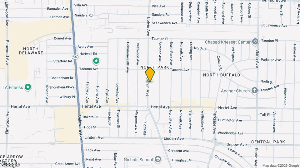 333 Colvin Ave Map and Location Details