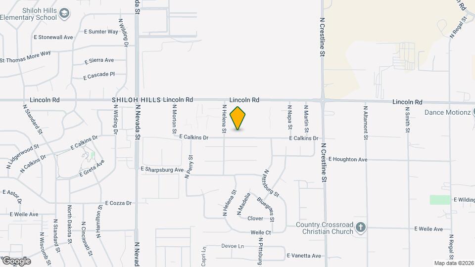 1517 E Calkins Dr Mapa y Detalles de la Ubicación