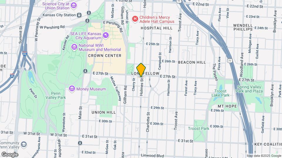 2710 Holmes St Map and Location Details