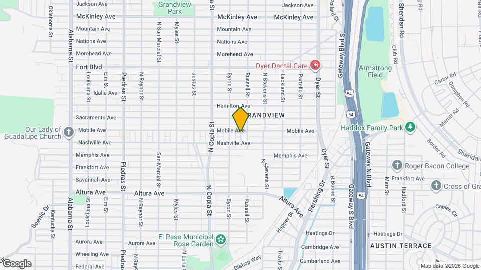 3524 Mobile Ave Map and Location Details