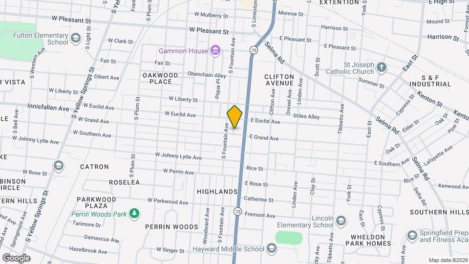 18 E Grand Ave Map and Location Details