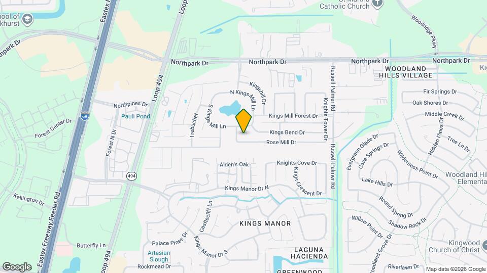 26108 Knights Tower Ct Map and Location Details