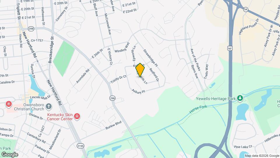 2920 Epworth Ln Map and Location Details