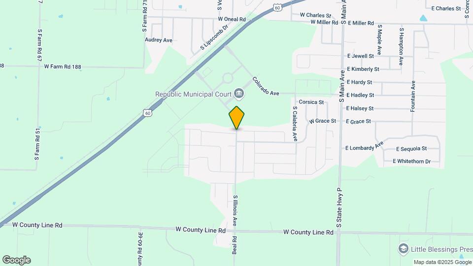 560 W Melody Ln Map and Location Details
