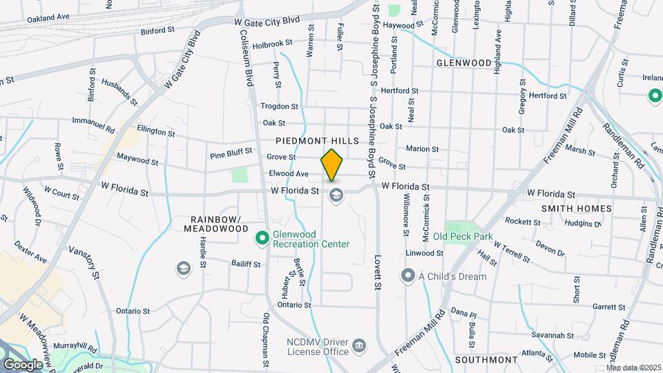 1608 W Florida St Map and Location Details