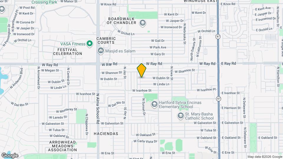 715 W Dublin St Map and Location Details