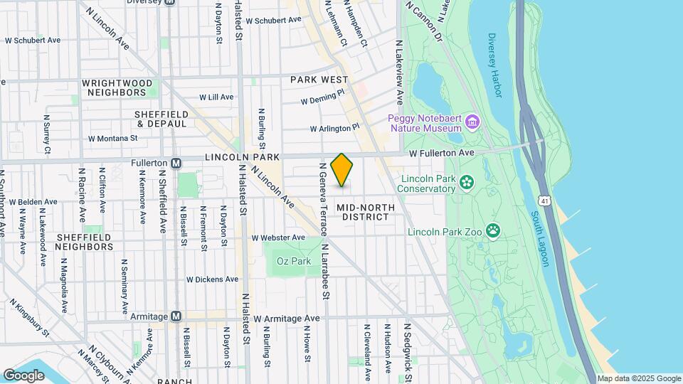 534 W Belden Ave Map and Location Details