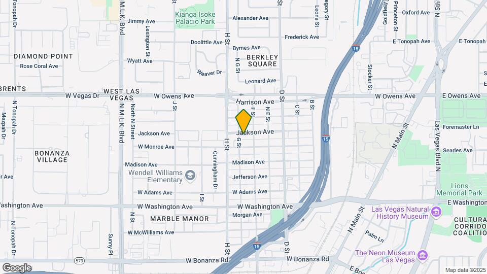 615 Jackson Ave Map and Location Details
