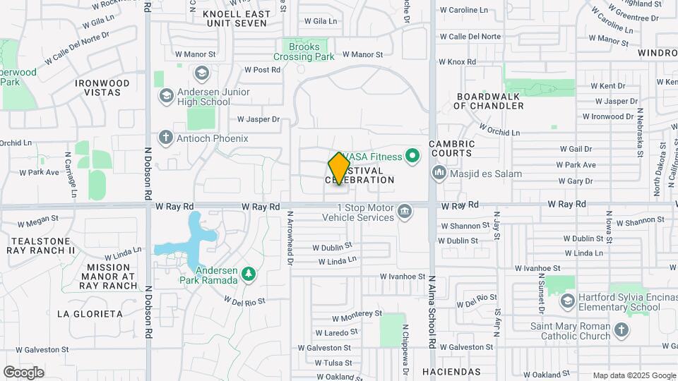 1350 W Gary Dr Map and Location Details