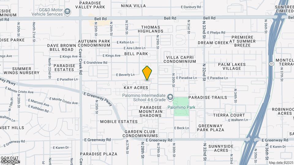 2814 E Le Marche Ave Map and Location Details