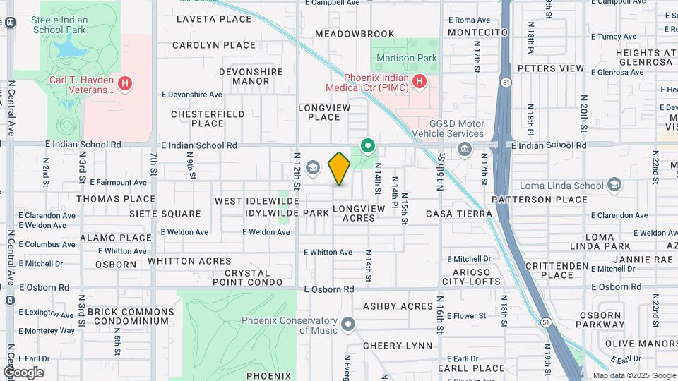 3909 N Longview Ave Map and Location Details