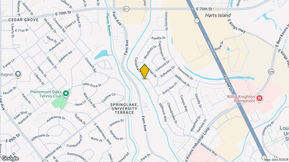7440 Camelback Dr Map and Location Details