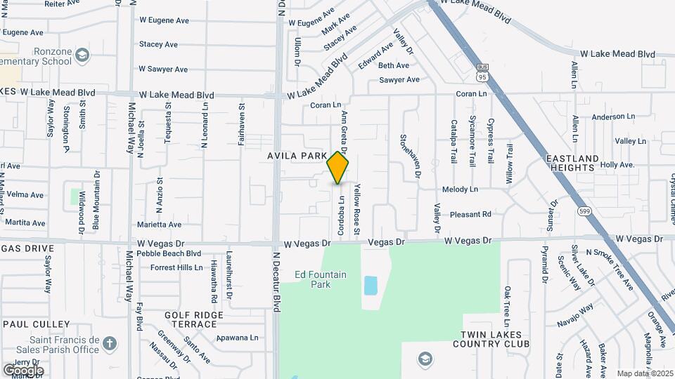1721 Cordoba Ln Map and Location Details